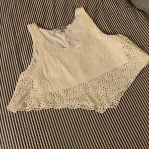 White Crop Top